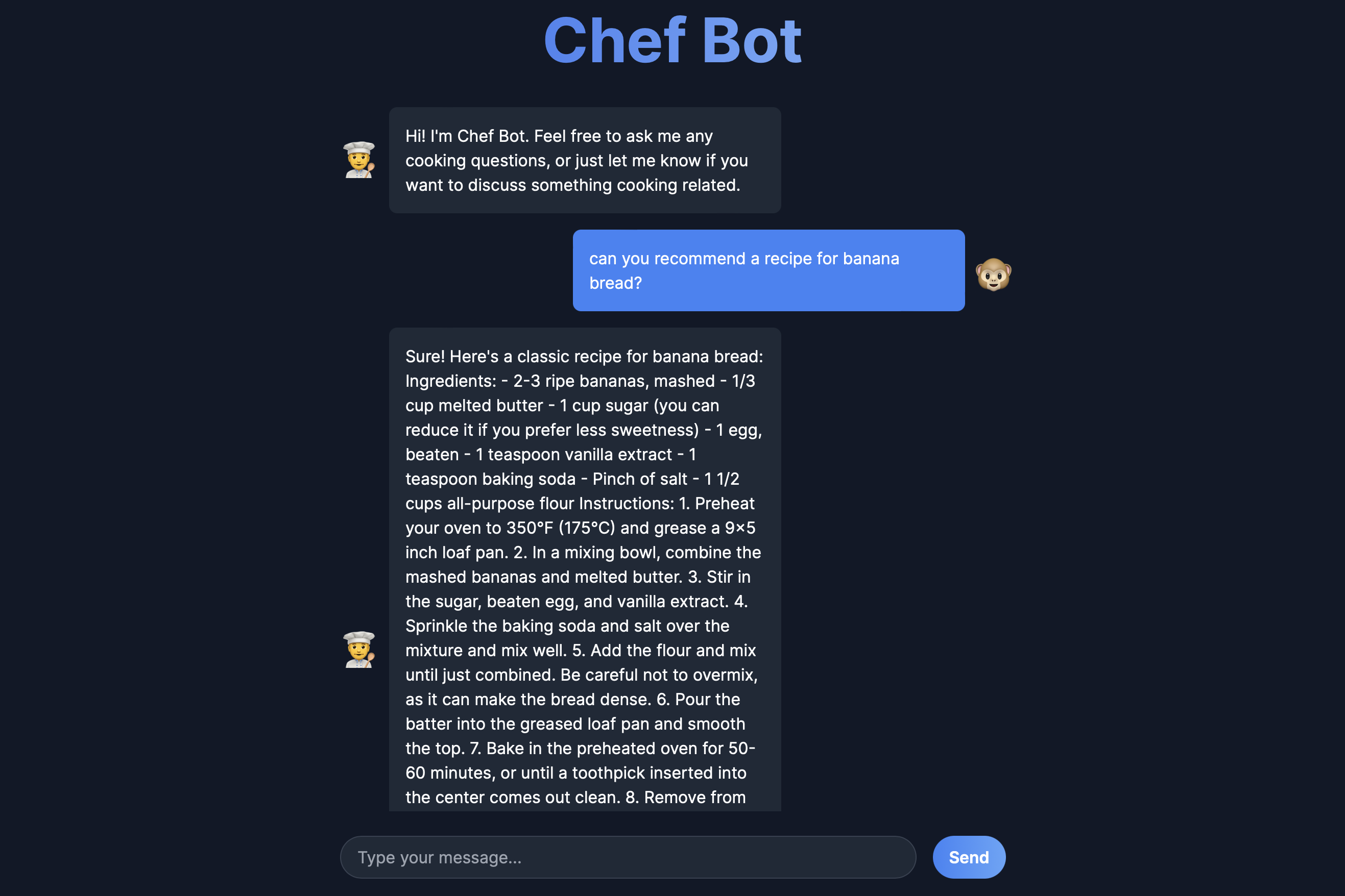 chef bot preview