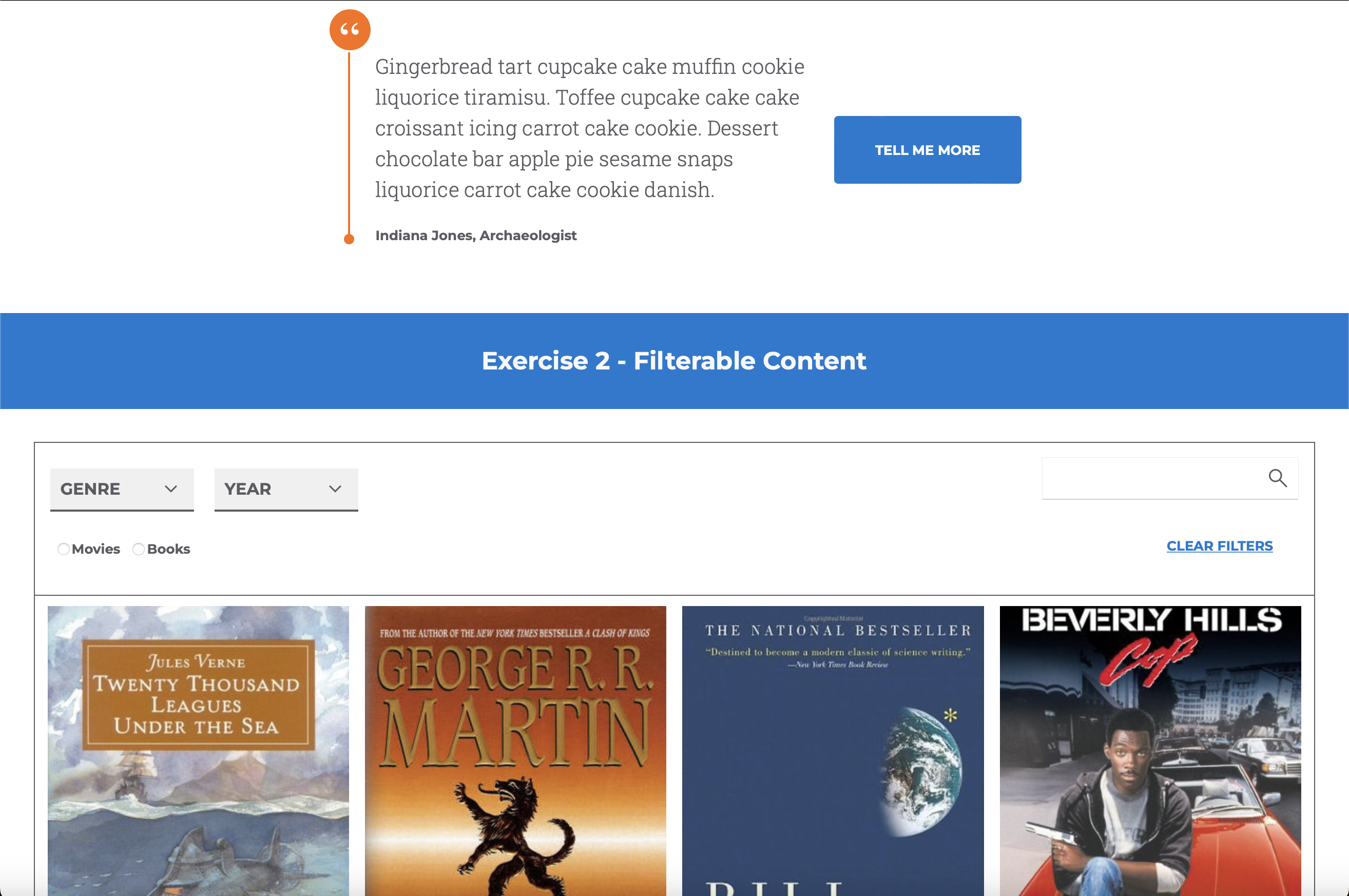 media library preview